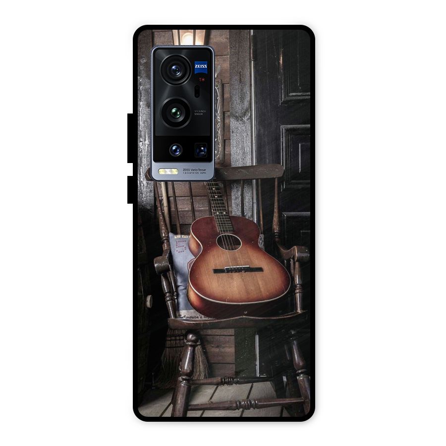Vintage Chair Guitar Metal Back Case for Vivo X60 Pro Plus