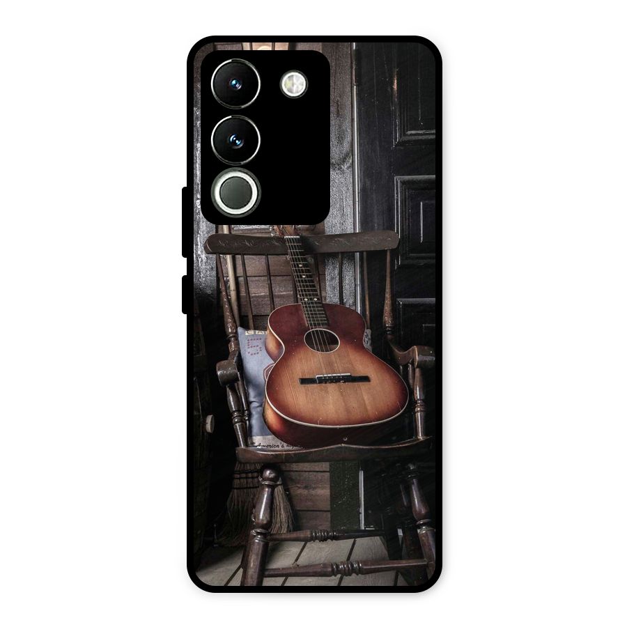 Vintage Chair Guitar Metal Back Case for Vivo Y200
