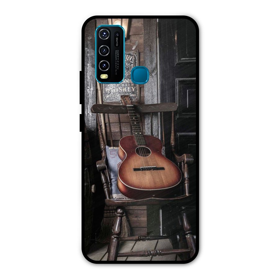 Vintage Chair Guitar Metal Back Case for Vivo Y30