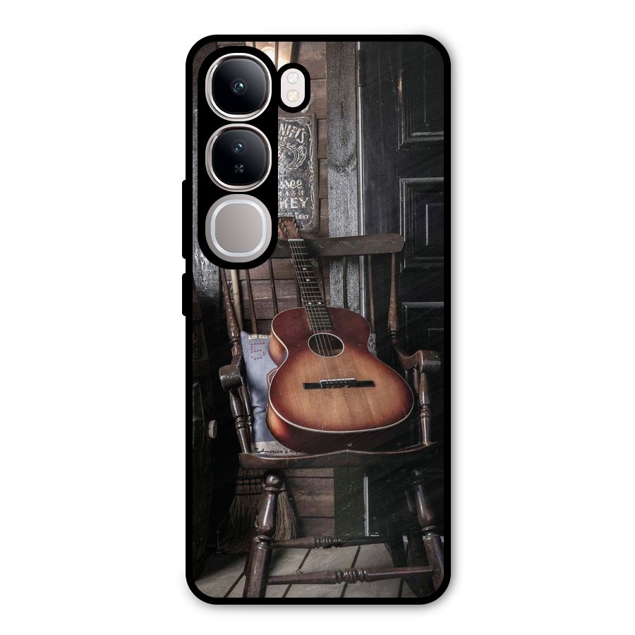Vintage Chair Guitar Metal Back Case for Vivo Y300