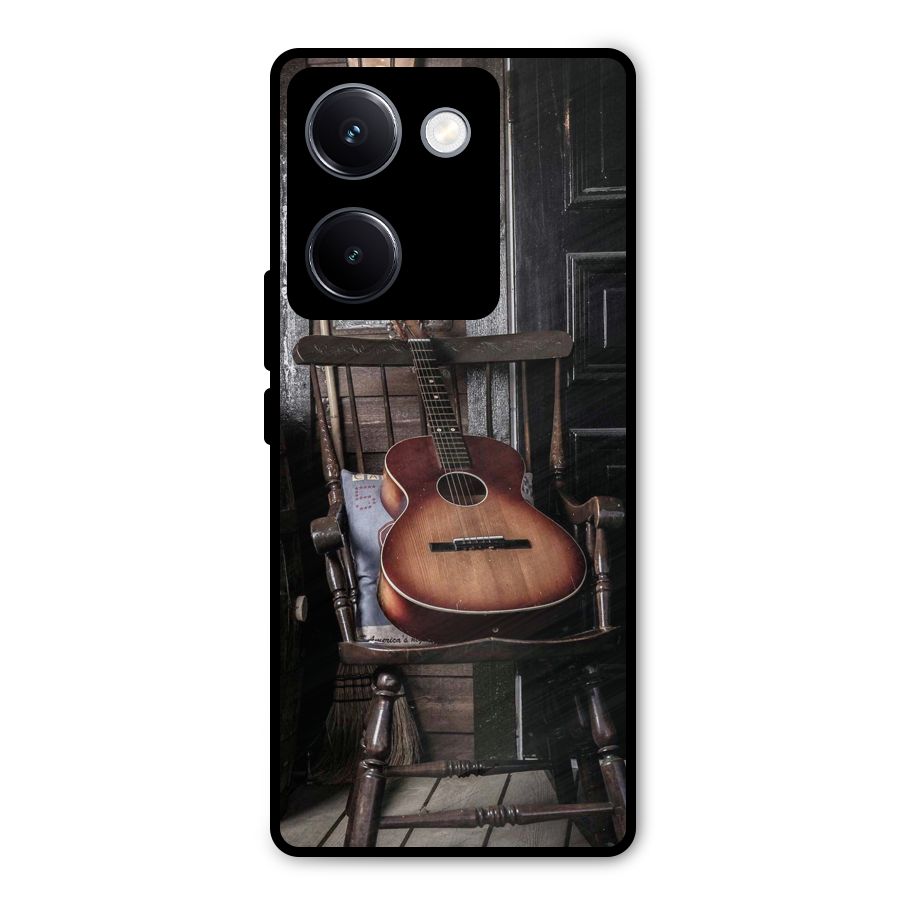 Vintage Chair Guitar Metal Back Case for Vivo Y300 Plus