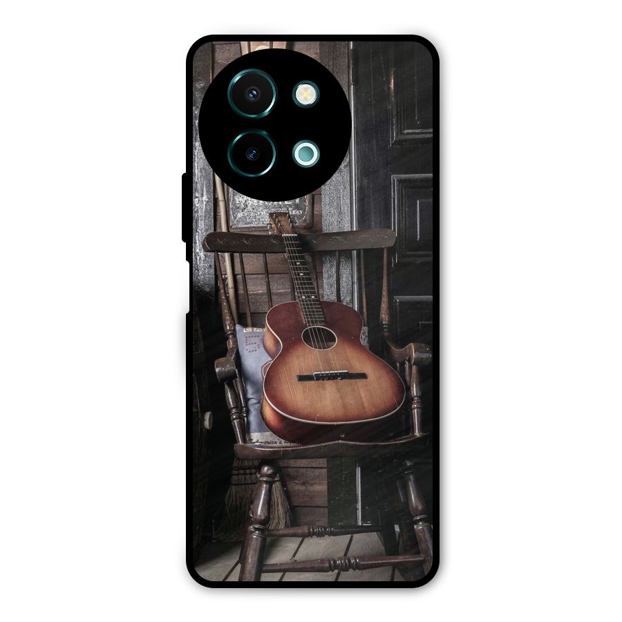 Vintage Chair Guitar Metal Back Case for Vivo Y58