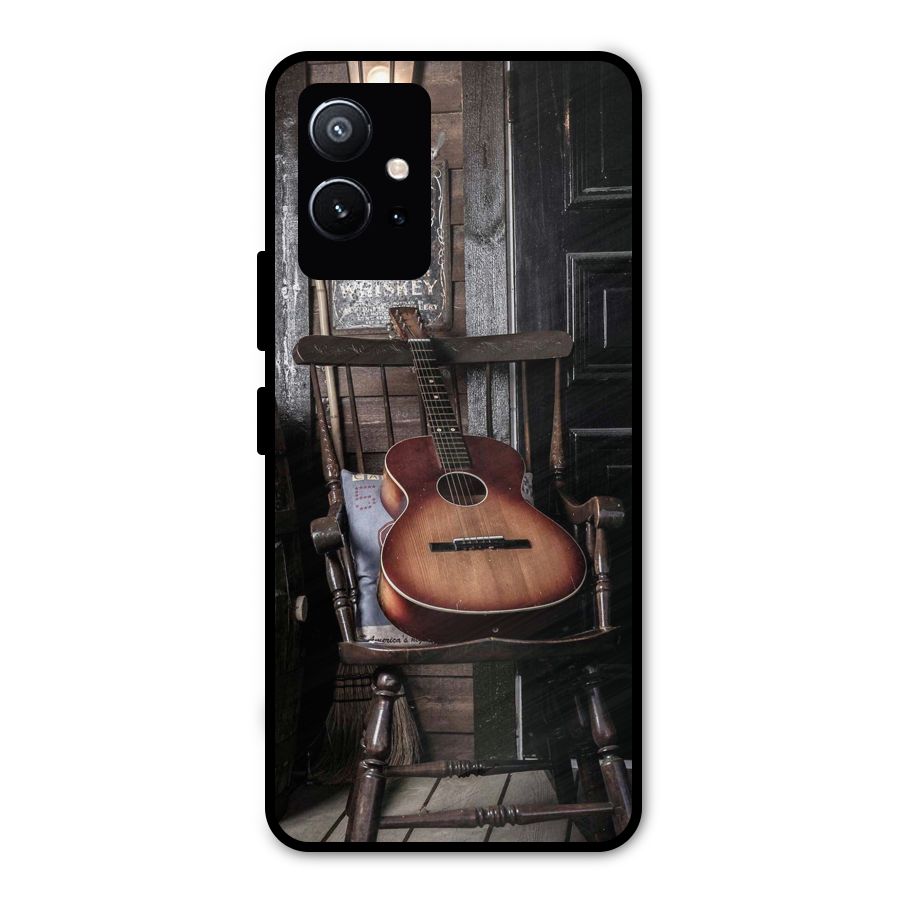 Vintage Chair Guitar Metal Back Case for Vivo Y75 5G