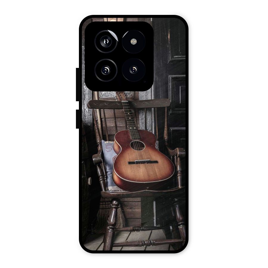Vintage Chair Guitar Metal Back Case for Xiaomi 14