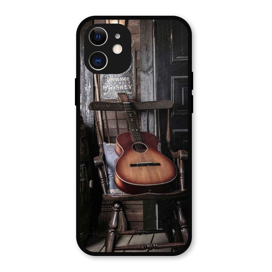 Vintage Chair Guitar Metal Back Case for iPhone 12