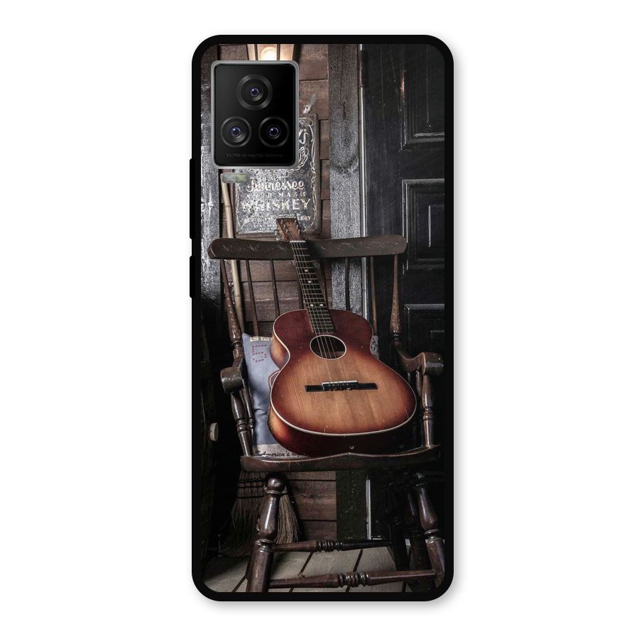 Vintage Chair Guitar Metal Back Case for iQOO 7 Legend 5G