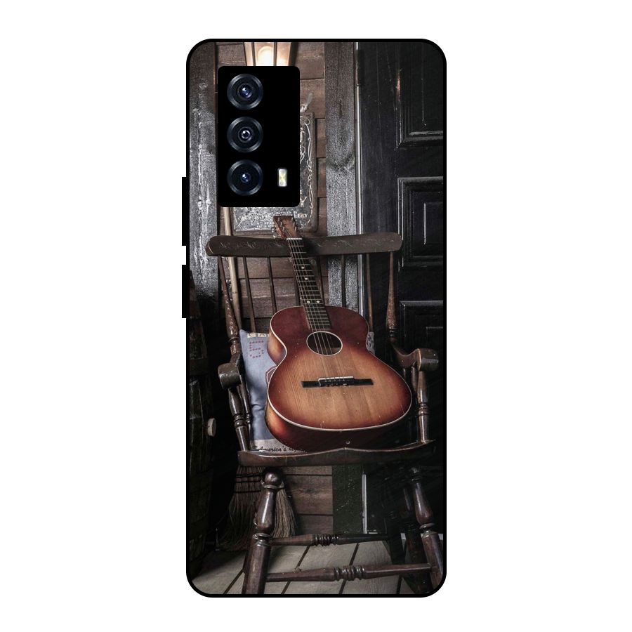 Vintage Chair Guitar Metal Back Case for iQOO Z5