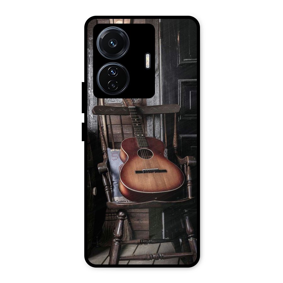 Vintage Chair Guitar Metal Back Case for iQOO Z6