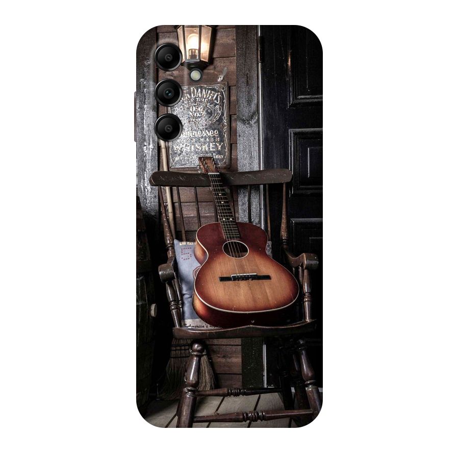 Vintage Chair Guitar Original Polycarbonate Back Case for Galaxy A14 5G