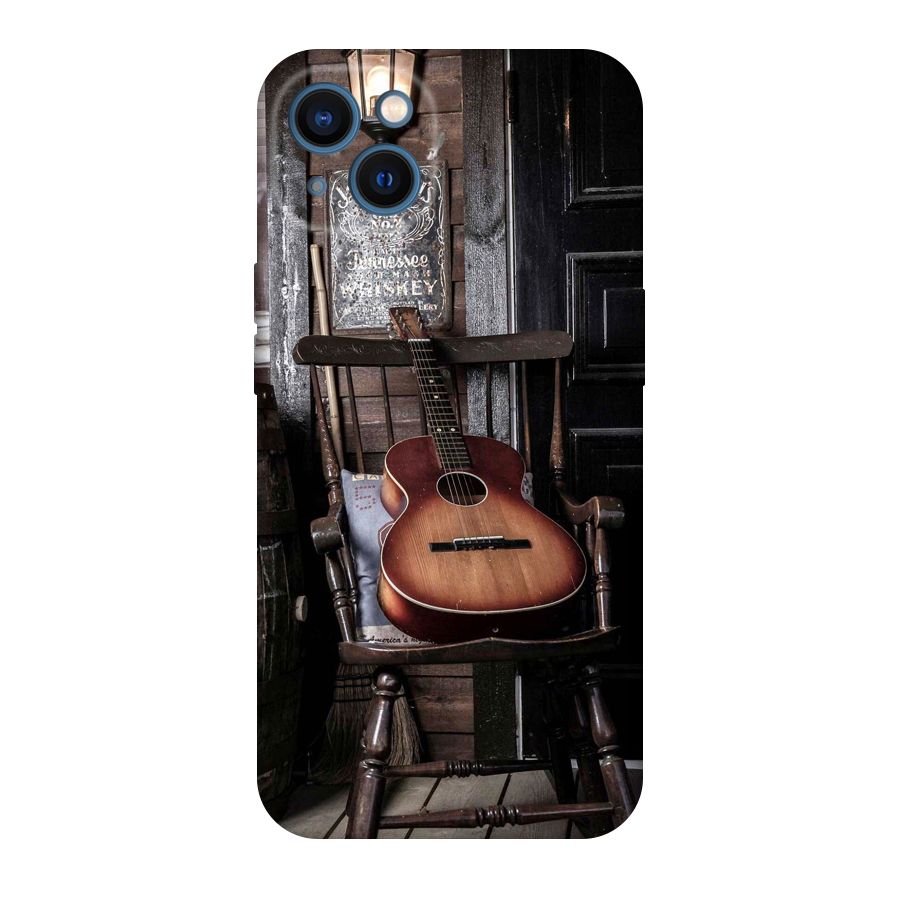 Vintage Chair Guitar Original Polycarbonate Back Case for iPhone 13