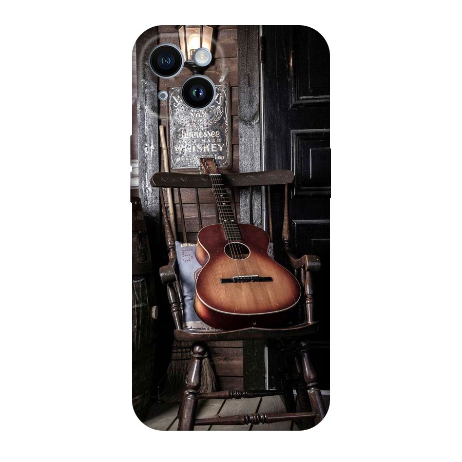 Vintage Chair Guitar Original Polycarbonate Back Case for iPhone 14