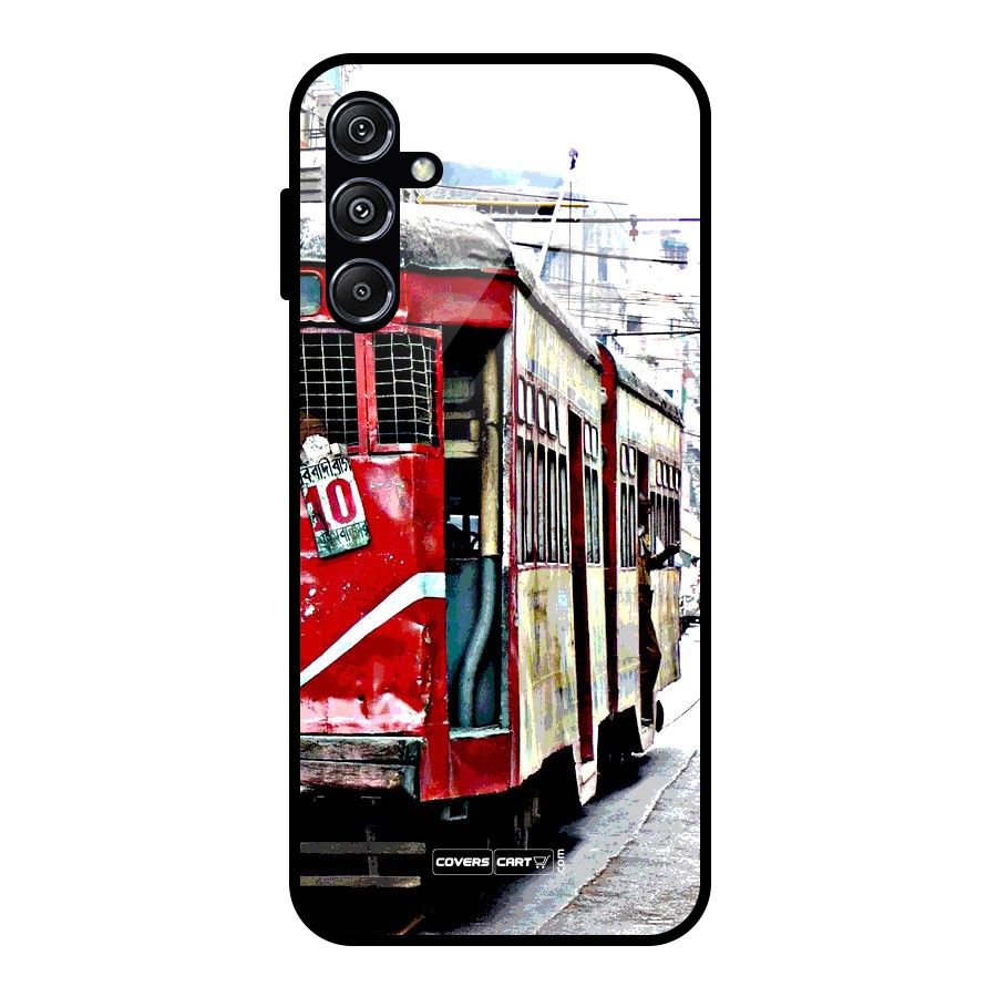 Vintage Citystyle Glass Back Case for Galaxy M34 5G