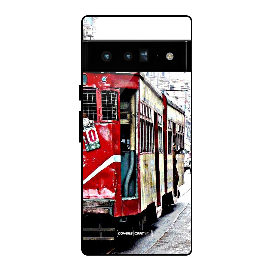 Vintage Citystyle Glass Back Case for Google Pixel 6 Pro