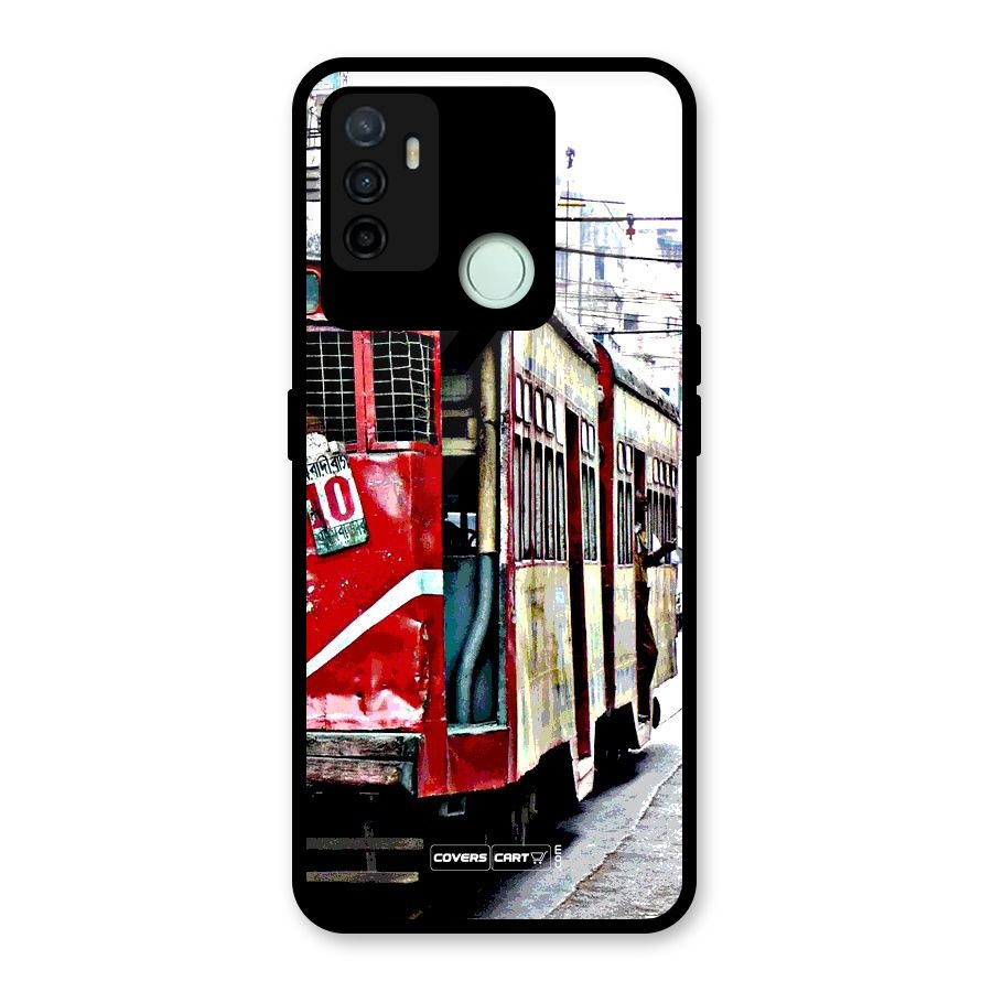 Vintage Citystyle Glass Back Case for Oppo A53
