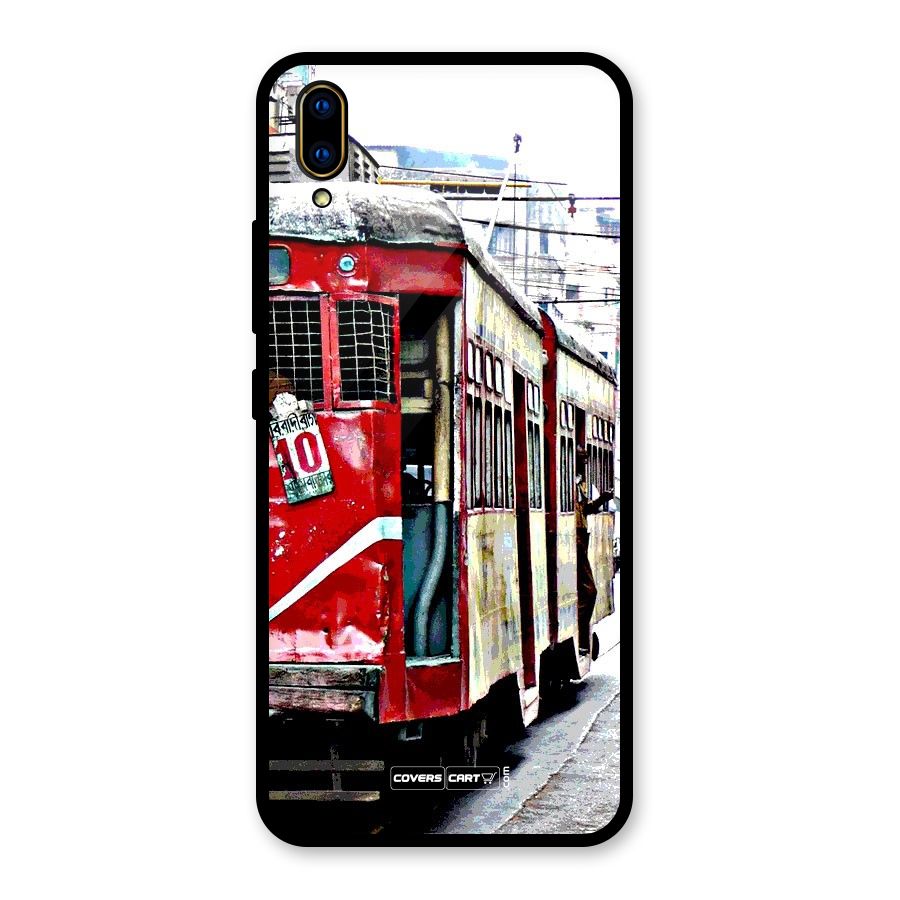 Vintage Citystyle Glass Back Case for Vivo V11 Pro