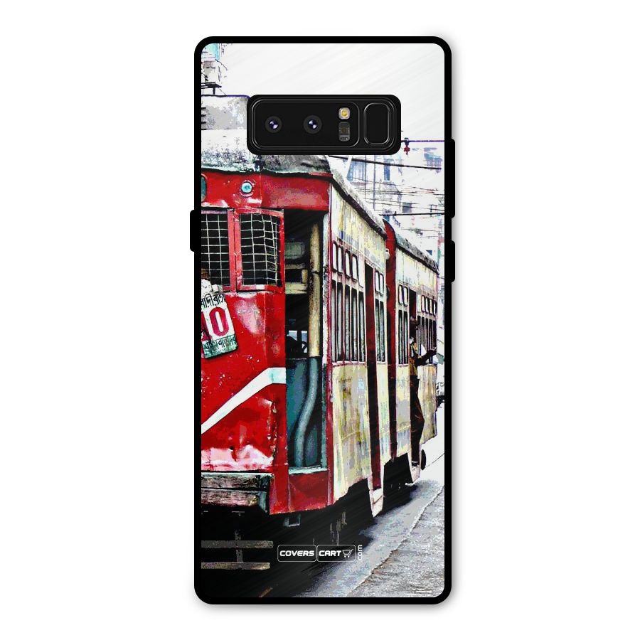 Vintage Citystyle Metal Back Case for Galaxy Note 8