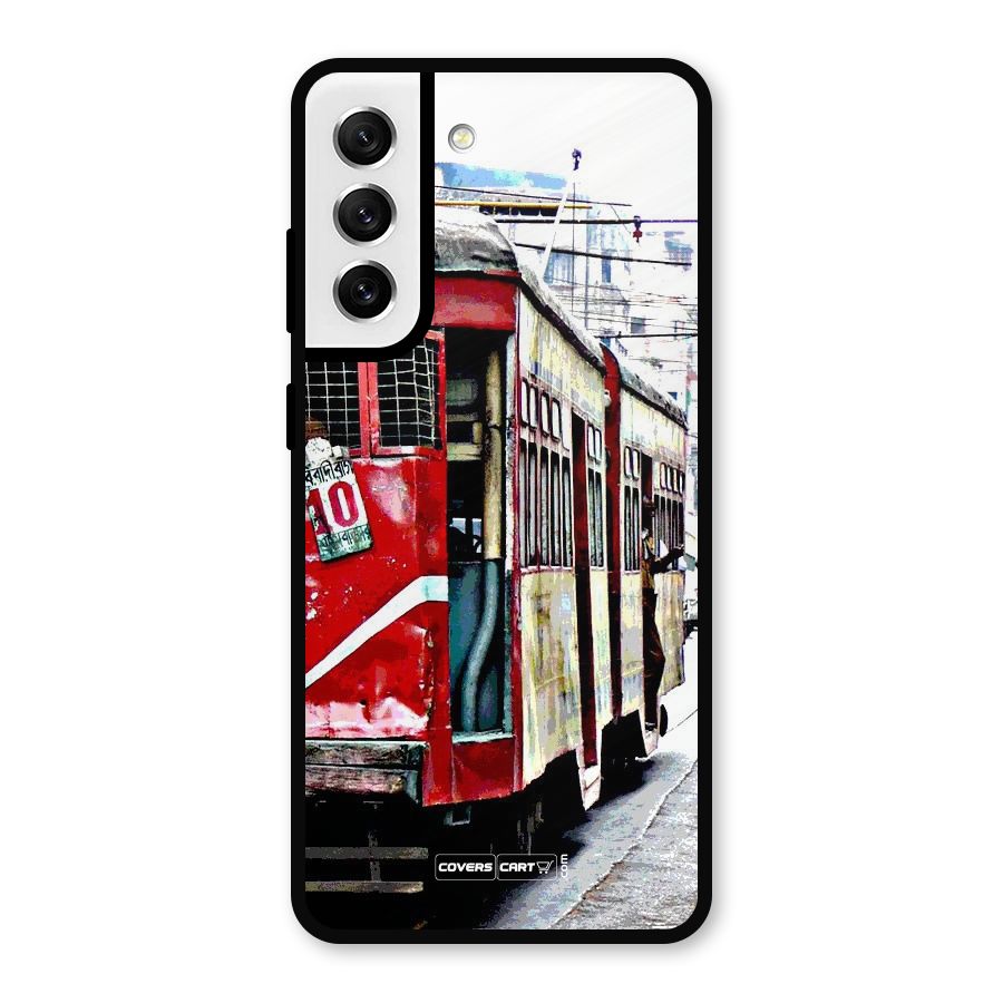 Vintage Citystyle Metal Back Case for Galaxy S21 FE 5G