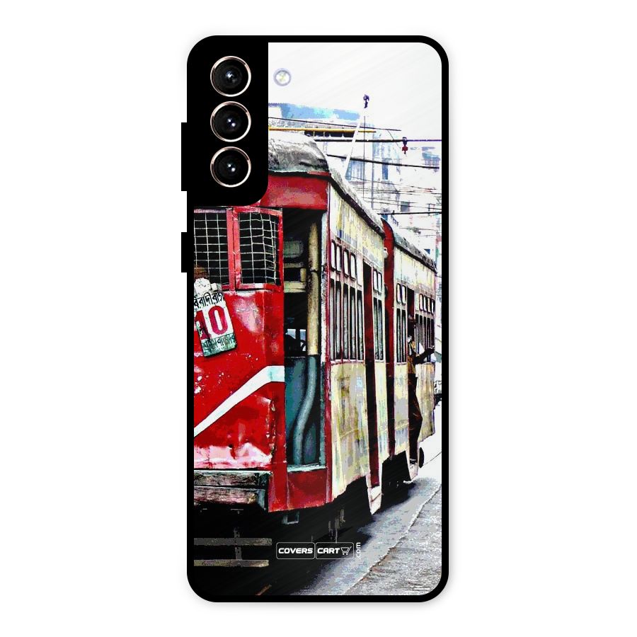 Vintage Citystyle Metal Back Case for Galaxy S21 Plus