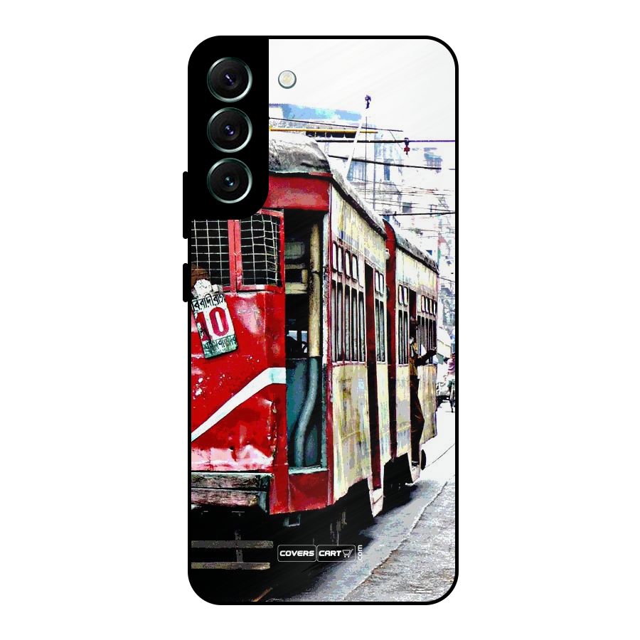 Vintage Citystyle Metal Back Case for Galaxy S22 Plus 5G