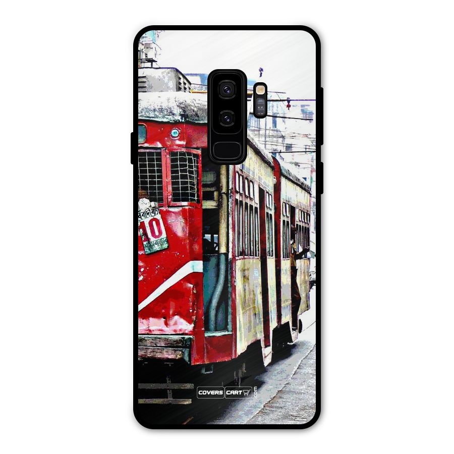Vintage Citystyle Metal Back Case for Galaxy S9 Plus