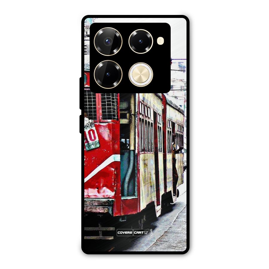 Vintage Citystyle Metal Back Case for Infinix Note 40 Pro