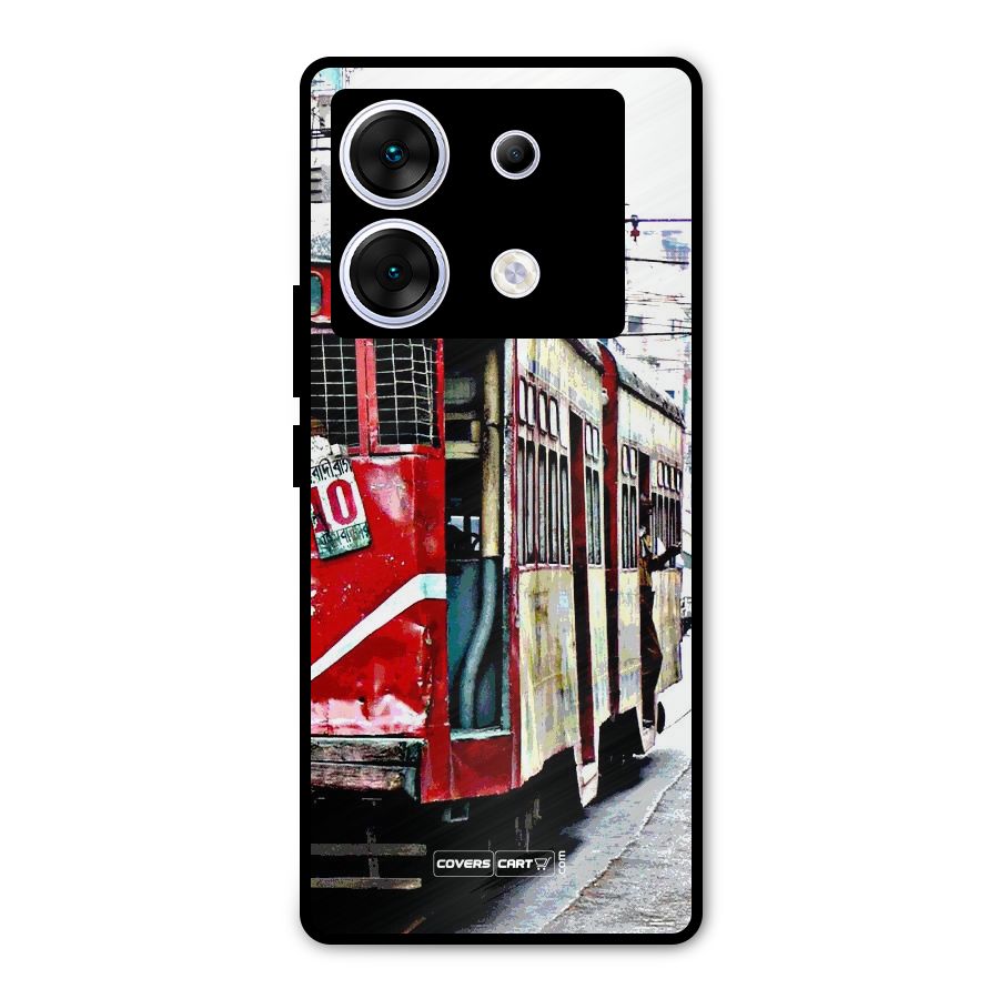 Vintage Citystyle Metal Back Case for Infinix Zero 30 5G