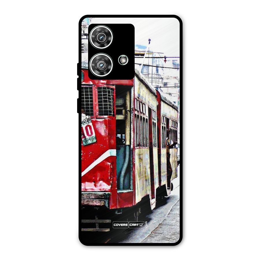 Vintage Citystyle Metal Back Case for Motorola Edge 40 Neo