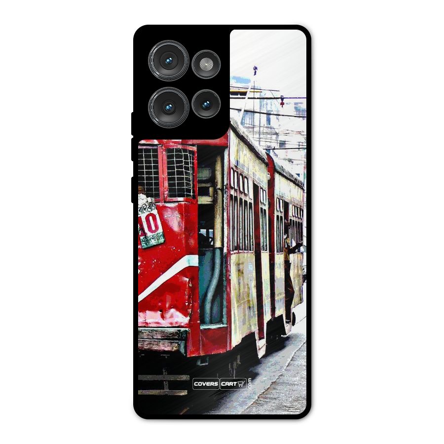 Vintage Citystyle Metal Back Case for Motorola Edge 50