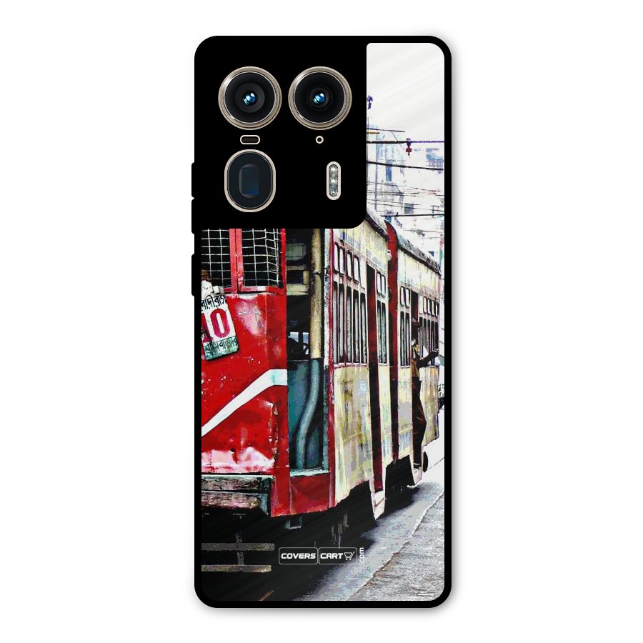 Vintage Citystyle Metal Back Case for Motorola Edge 50 Ultra
