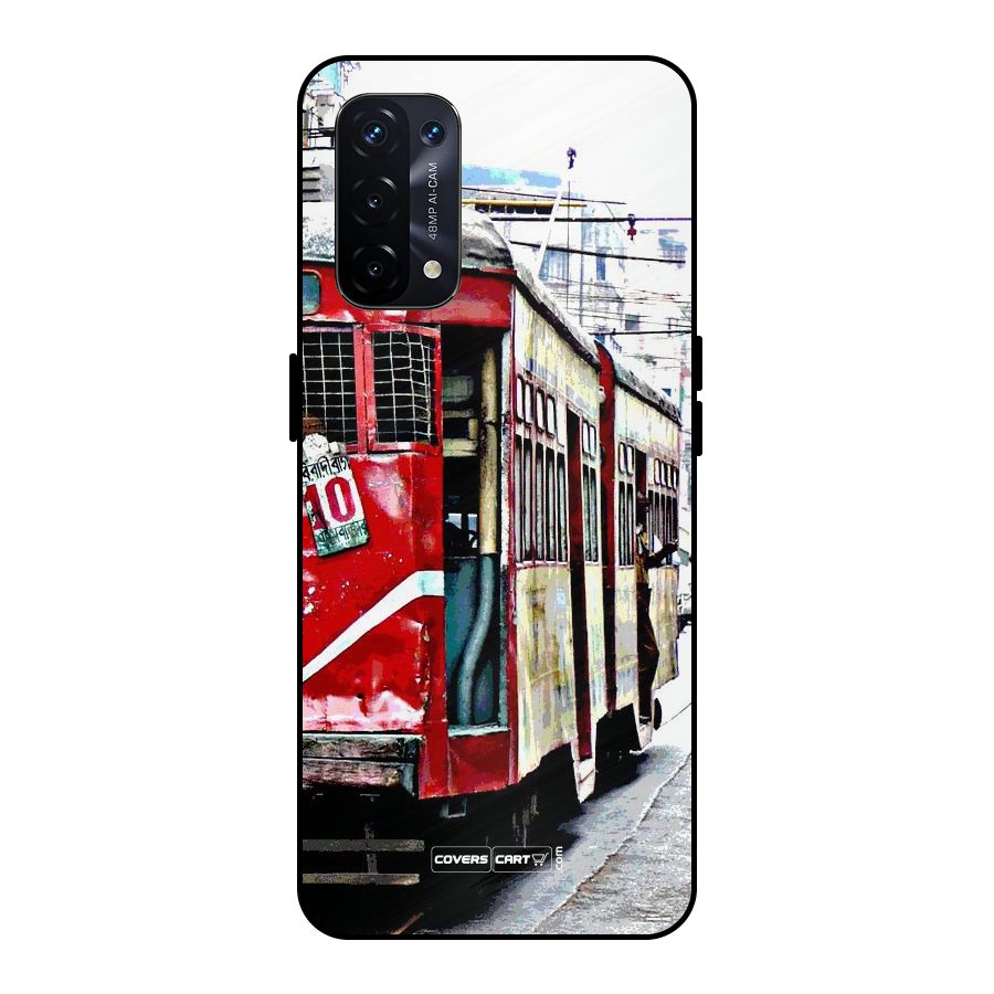Vintage Citystyle Metal Back Case for Oppo A74 5G