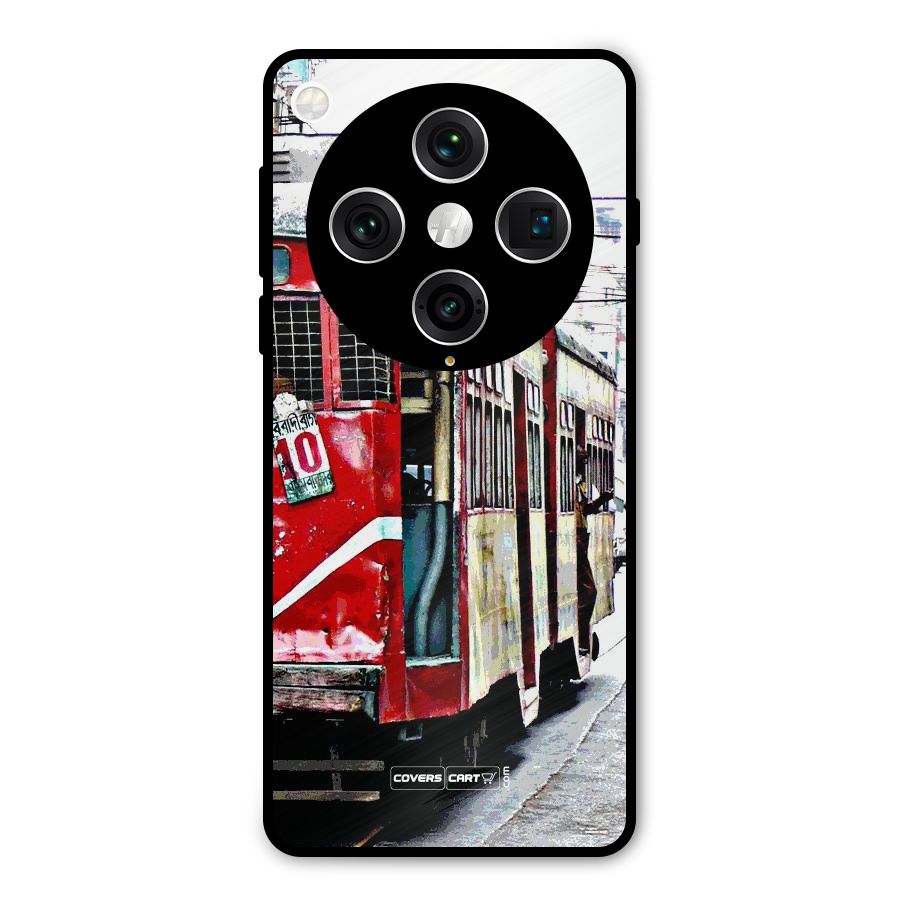 Vintage Citystyle Metal Back Case for Oppo Find X8 Pro