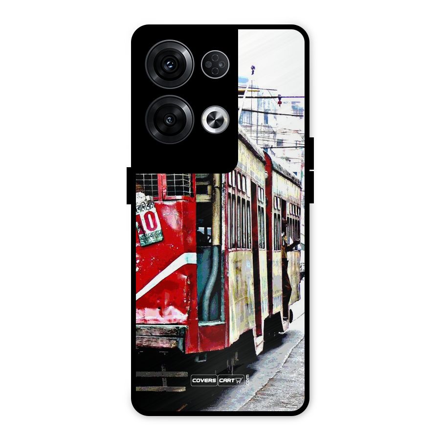 Vintage Citystyle Metal Back Case for Oppo Reno8 Pro 5G