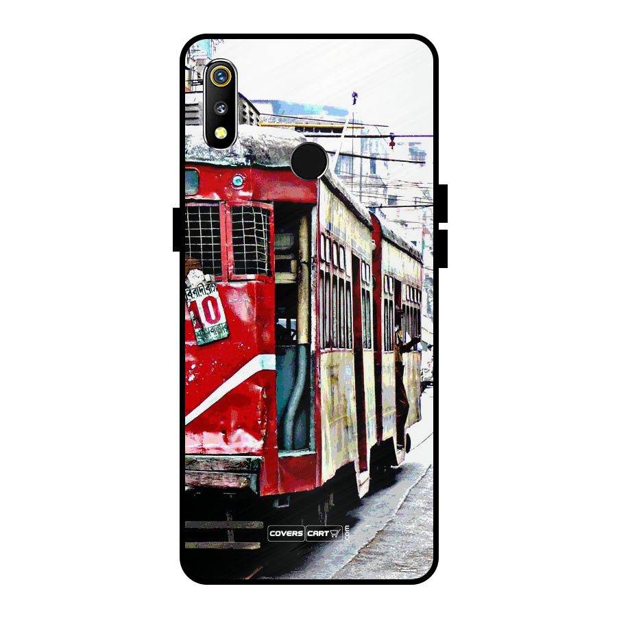 Vintage Citystyle Metal Back Case for Realme 3