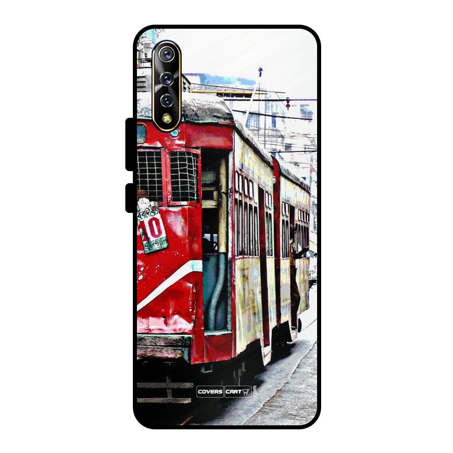 Vintage Citystyle Metal Back Case for Vivo S1