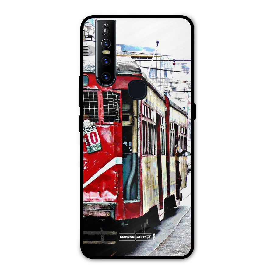 Vintage Citystyle Metal Back Case for Vivo V15