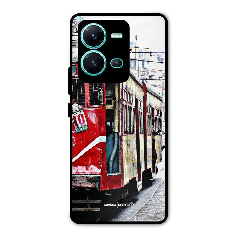Vintage Citystyle Metal Back Case for Vivo V25