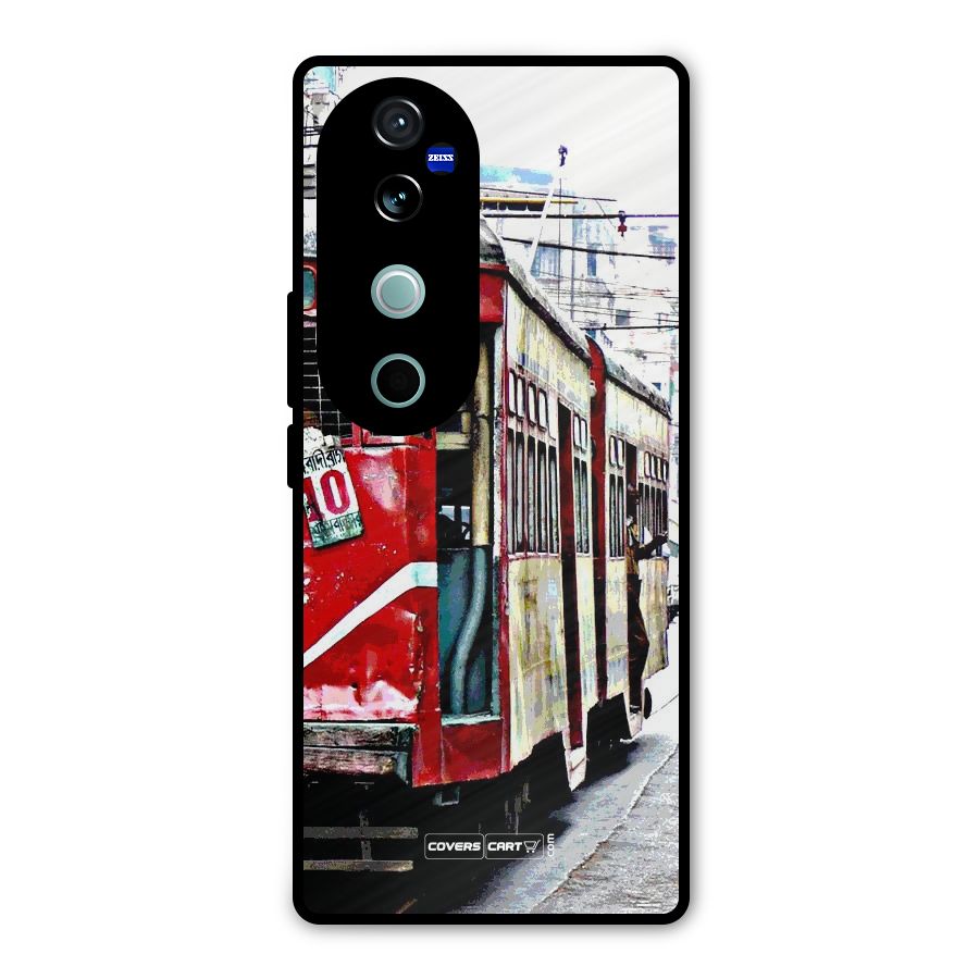Vintage Citystyle Metal Back Case for Vivo V40