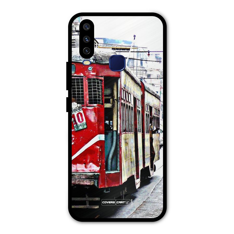 Vintage Citystyle Metal Back Case for Vivo Y12