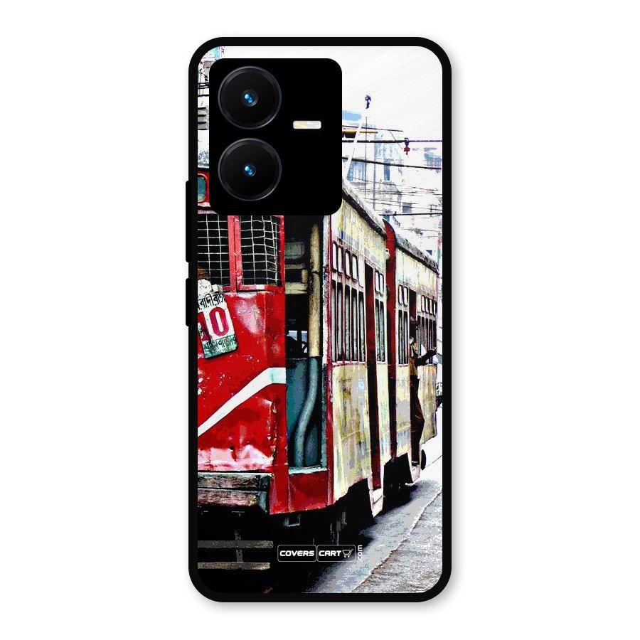Vintage Citystyle Metal Back Case for Vivo Y22