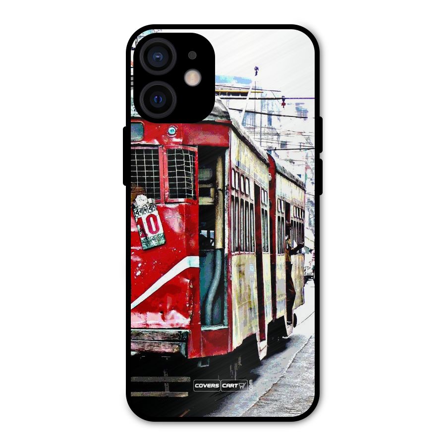 Vintage Citystyle Metal Back Case for iPhone 12 Mini