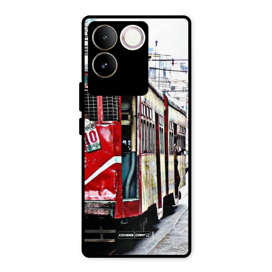 Vintage Citystyle Metal Back Case for iQOO Z7 Pro