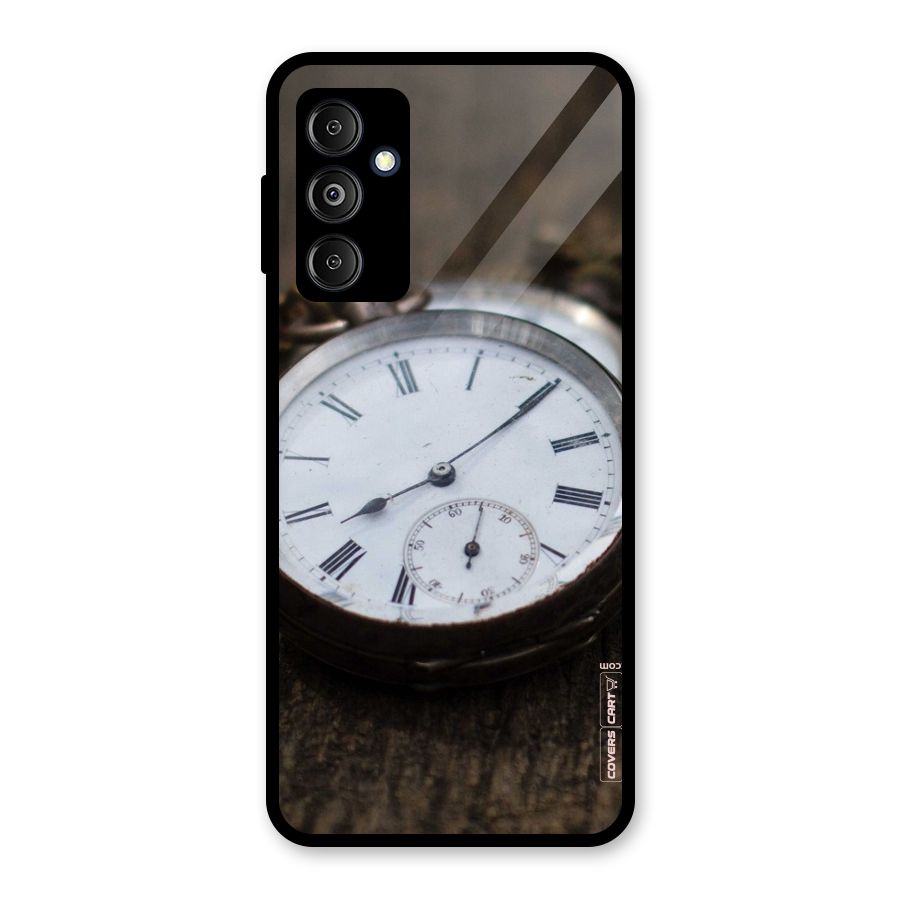 Vintage Clock Glass Back Case for Galaxy M14 5G