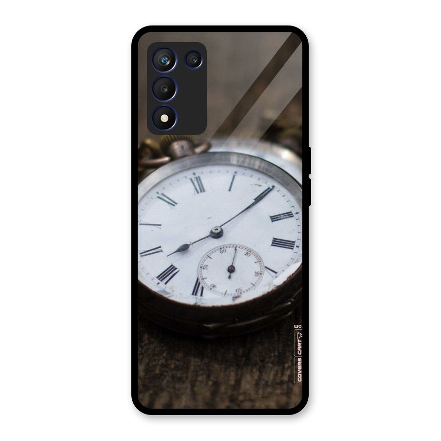 Vintage Clock Glass Back Case for Realme 9 5G Speed