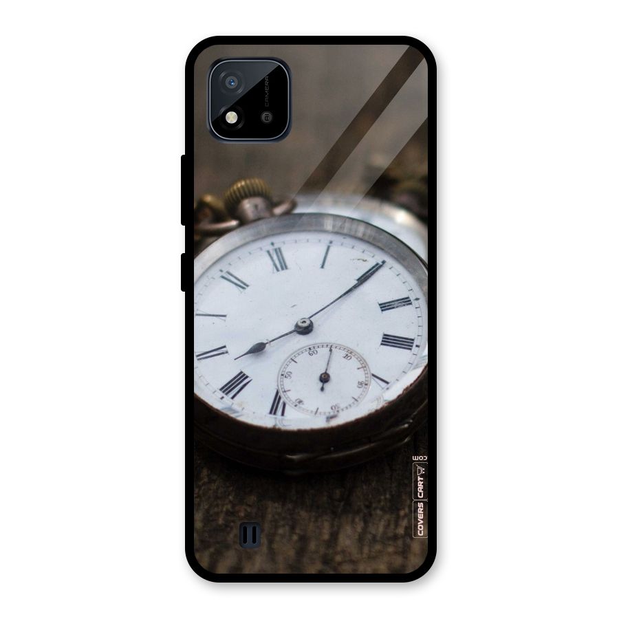 Vintage Clock Glass Back Case for Realme C11 2021