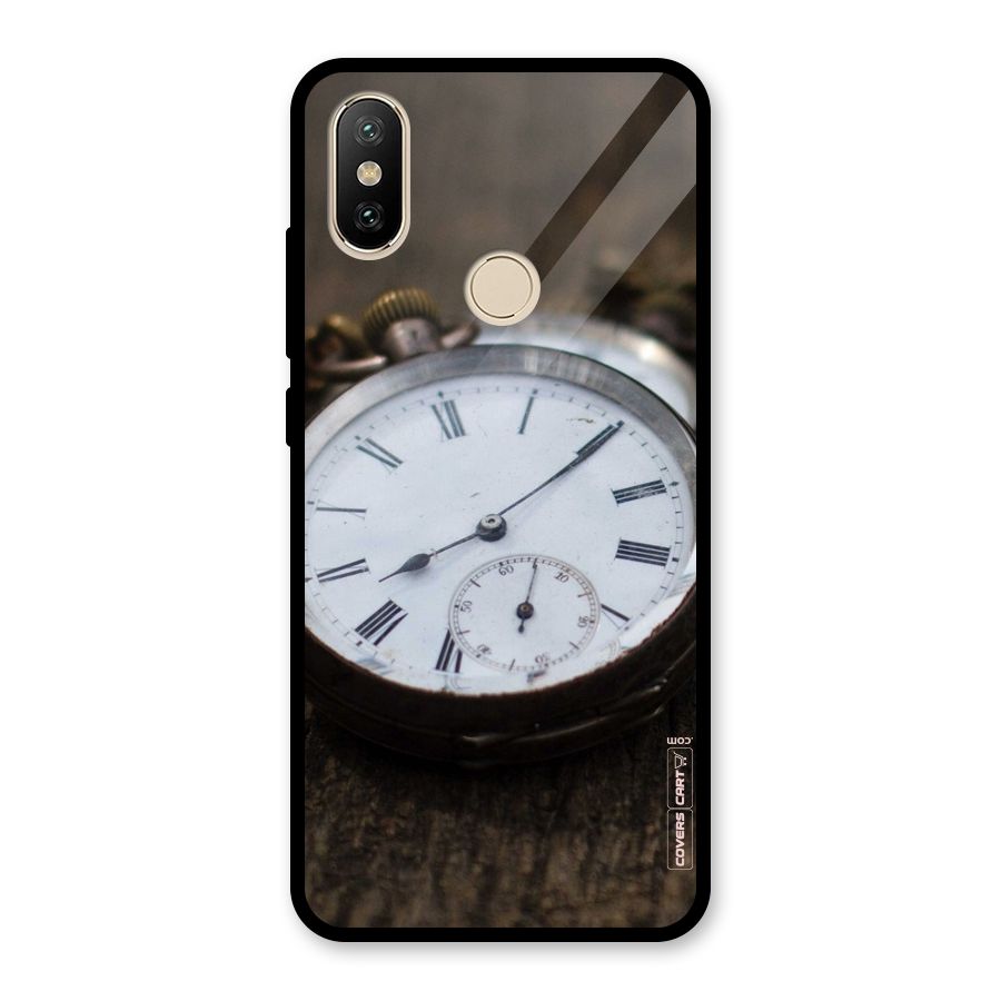 Vintage Clock Glass Back Case for Redmi A2