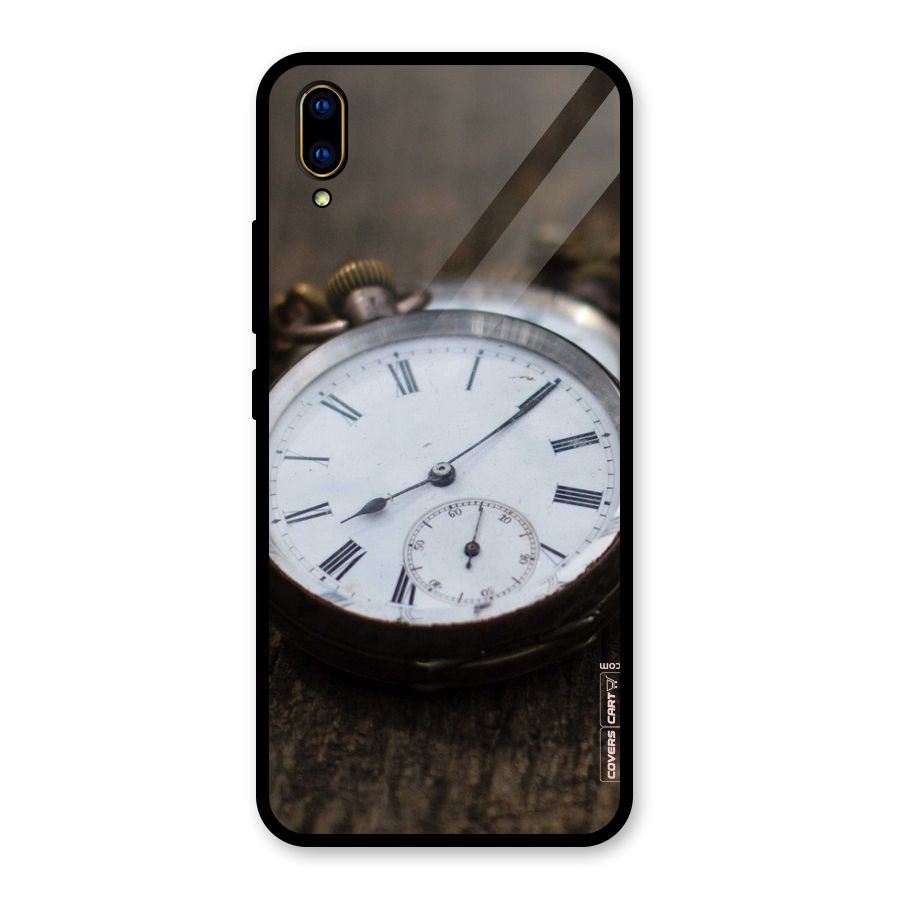 Vintage Clock Glass Back Case for Vivo V11 Pro