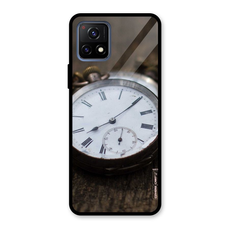 Vintage Clock Glass Back Case for Vivo Y72 5G