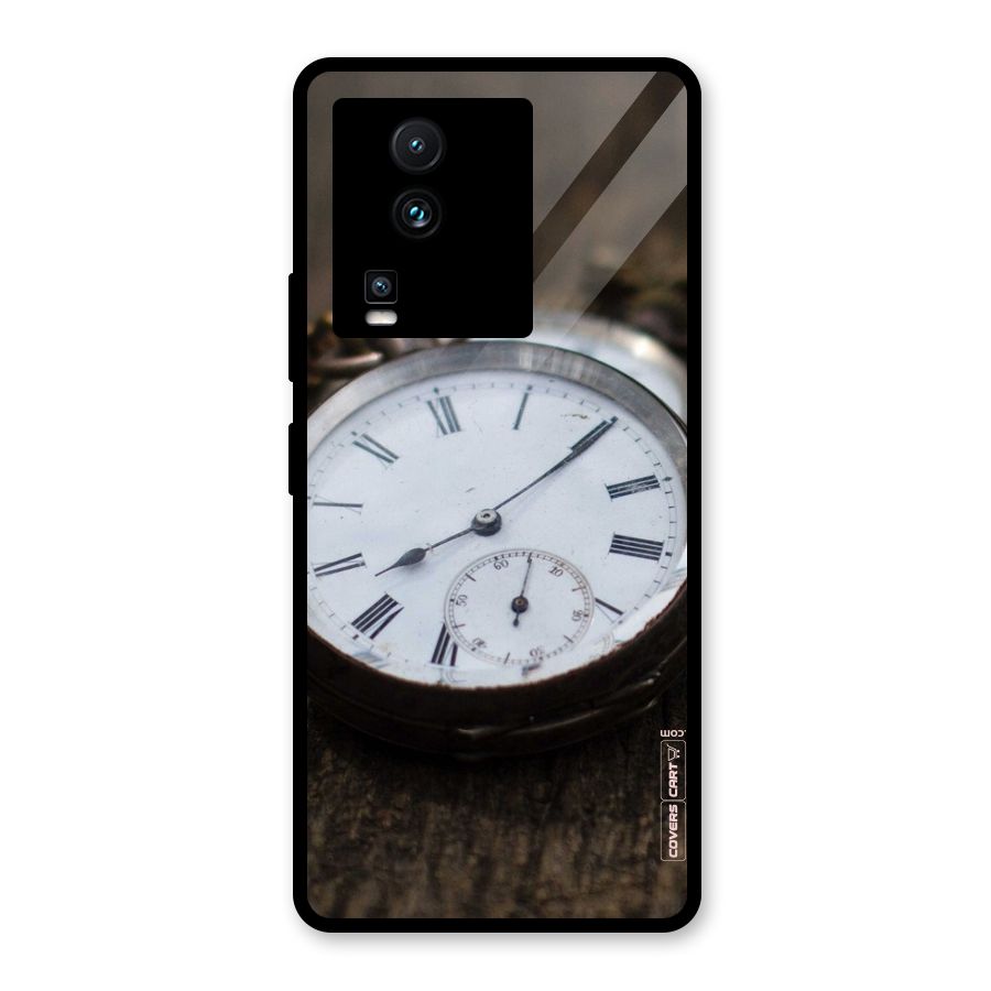 Vintage Clock Glass Back Case for Vivo iQOO Neo 7