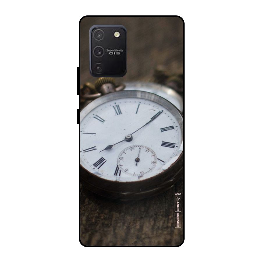 Vintage Clock Metal Back Case for Galaxy S10 Lite