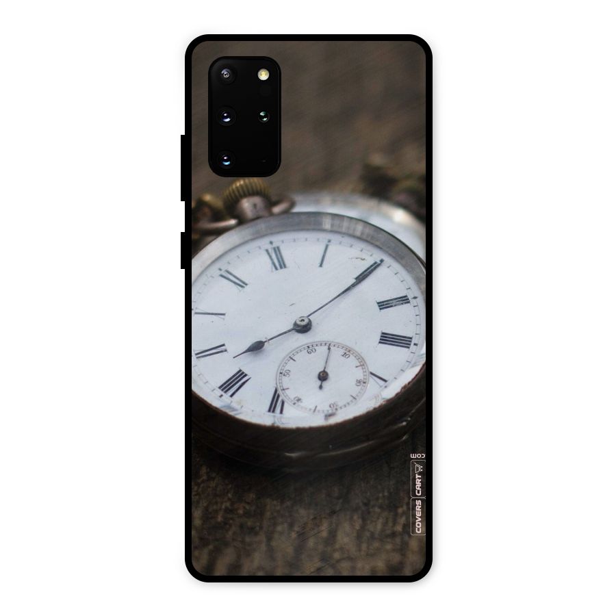 Vintage Clock Metal Back Case for Galaxy S20 Plus